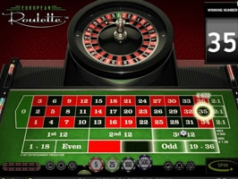 spin-palace - European Roulette